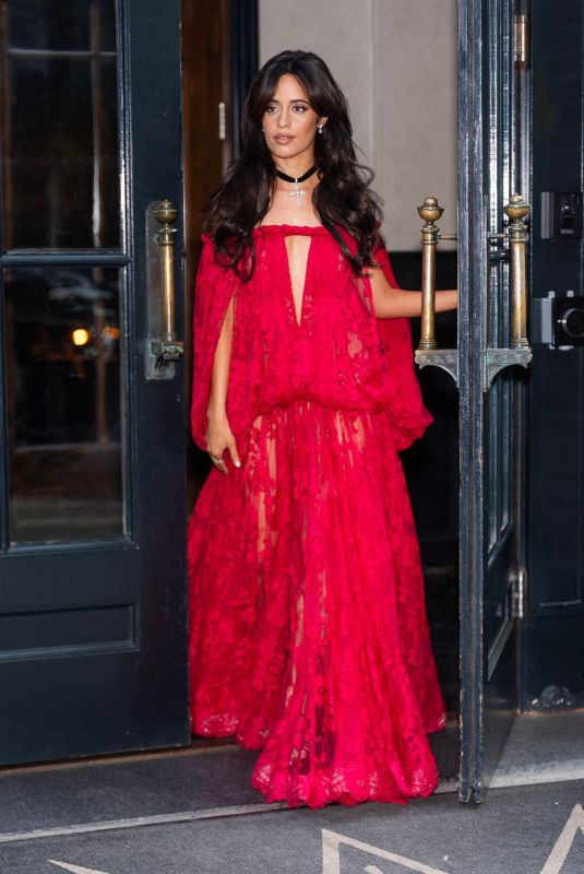 CAMILA CABELLO Heading to Taylor Swift and Travis Kelce