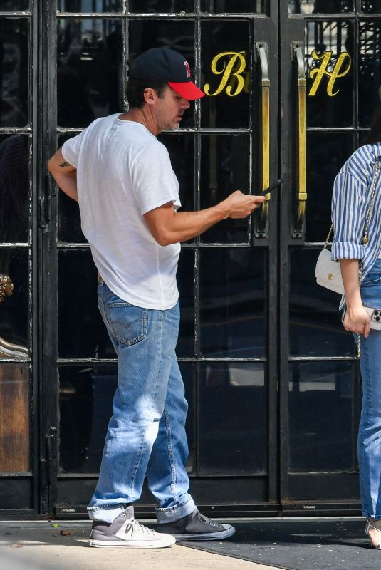 CAYLEE COWAN and Casey Aflleck Leaves Bowery Hotel in New York City 07/04/2026