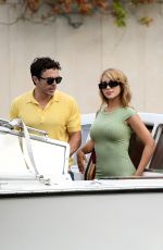 CAYLEE COWAN Leaves Hotel Excelsior at 79th Venice International Film Festival 09/08/2022