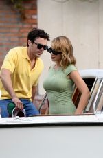 CAYLEE COWAN Leaves Hotel Excelsior at 79th Venice International Film Festival 09/08/2022