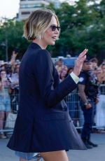 CHARLIZE THERON Arrives at Trocadero in Paris for Event Celebrating The Odyssey in Paris 07/07/2026