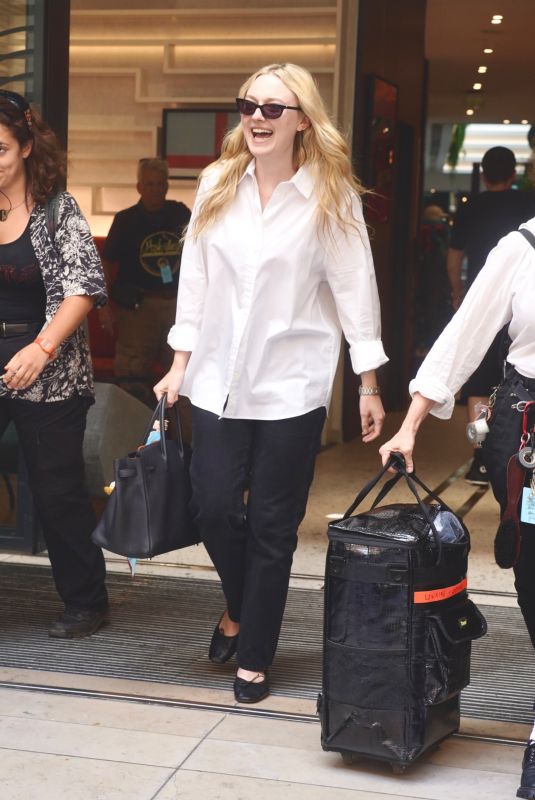 DAKOTA FANNING Out in Paris 07/27/2026