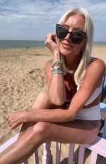 DENISE VAN OUTEN at Mersea Island Beach in Essex 06/16/2026