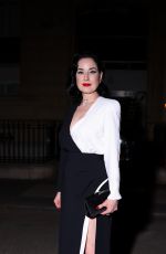 DITA VON TEESE Arrives at Jennifer Lopez Party in Paris 07/10/2026