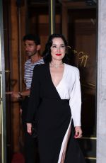 DITA VON TEESE Arrives at Jennifer Lopez Party in Paris 07/10/2026