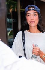 DUA LIPA in denim SHorts Out in New York City 07/01/2026