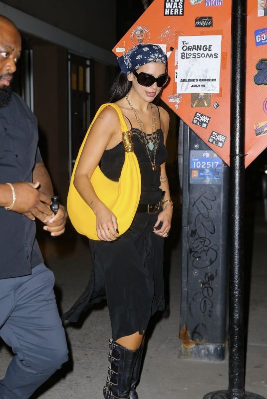 DUA LIPA Outside Electric Lady Studios in New York City 07/14/2026
