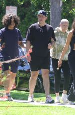 EIZA GONZALEZ Out with Her Family in Beverly Hills 07/08/2026