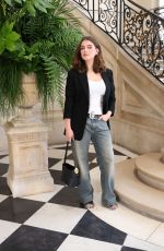 ELLA BRIGHT at Jonathan Anderson Dior Haute Couture Show at PFW in Paris 07/06/2026