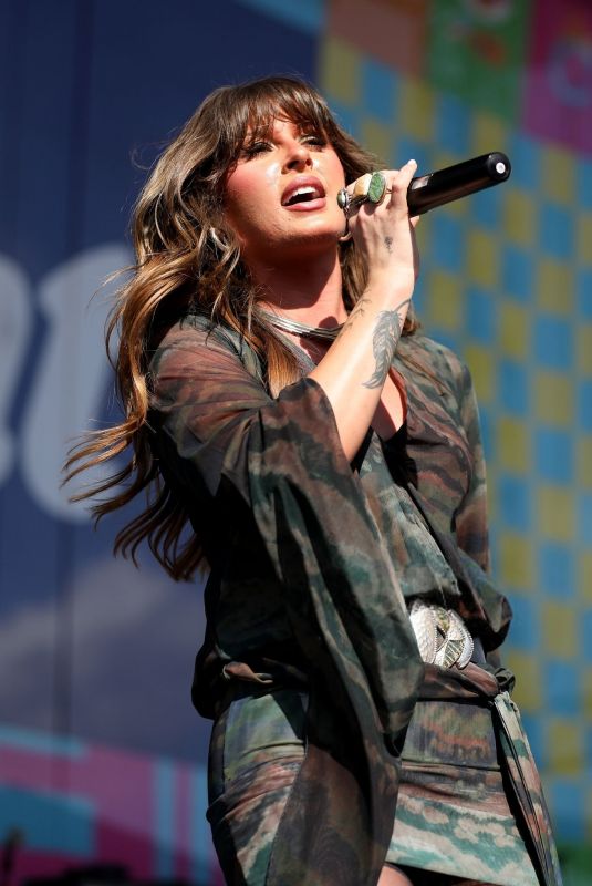 ELLA LANGLEY Performs at CMA Fest 2025 in Nashville 06/08/2025