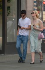 ELLE FANNING Out and About in London 07/08/2026
