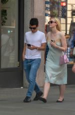 ELLE FANNING Out and About in London 07/08/2026