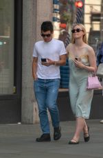 ELLE FANNING Out and About in London 07/08/2026