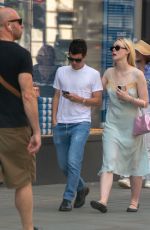 ELLE FANNING Out and About in London 07/08/2026