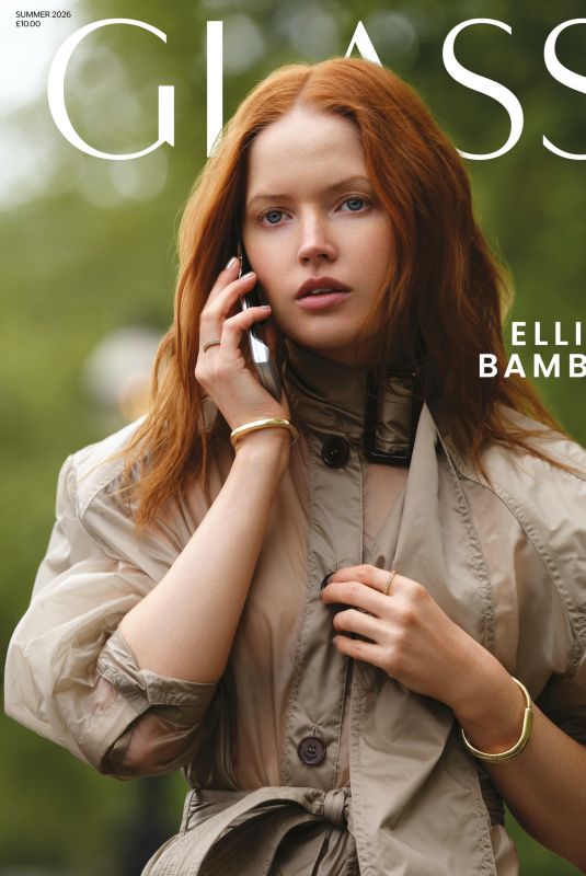 ELLIE BAMBER on the Cover of Glass Magazine, Summer 2026