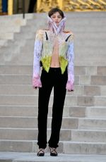 EMMA CORRIN Arrives at Schiaparelli Show at Haute Couture Fashion Week in Paris 07/06/2026