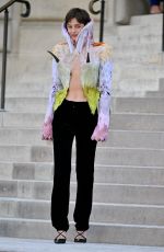 EMMA CORRIN Arrives at Schiaparelli Show at Haute Couture Fashion Week in Paris 07/06/2026