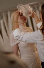 EMMA ROBERTS Fitting Wedding Dress with Vogue 07/26/2026