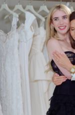 EMMA ROBERTS Fitting Wedding Dress with Vogue 07/26/2026