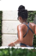ENIKO HART in Swimsuit at a Pool in Miami Beach 07/24/2026