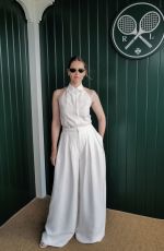 FELICITY JONES at 2026 Wimbledon Tennis Championships at All England Lawn Tennis and Croquet Club in London 07/10/2026