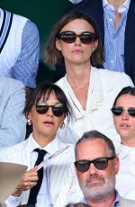 FELICITY JONES at 2026 Wimbledon Tennis Championships at All England Lawn Tennis and Croquet Club in London 07/10/2026