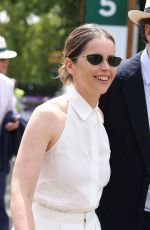 FELICITY JONES at 2026 Wimbledon Tennis Championships at All England Lawn Tennis and Croquet Club in London 07/10/2026