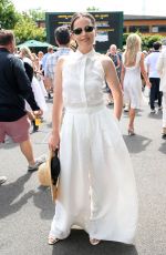FELICITY JONES at 2026 Wimbledon Tennis Championships at All England Lawn Tennis and Croquet Club in London 07/10/2026