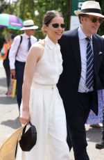 FELICITY JONES at 2026 Wimbledon Tennis Championships at All England Lawn Tennis and Croquet Club in London 07/10/2026