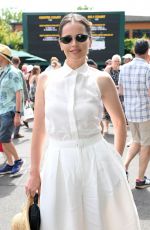 FELICITY JONES at 2026 Wimbledon Tennis Championships at All England Lawn Tennis and Croquet Club in London 07/10/2026