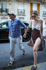 GIGI HADID and Bradley Cooper Out for Dinner in Paris 07/09/2026