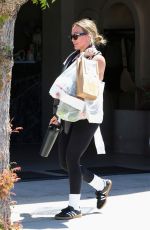 HILARY DUFF Shopping at Farmer