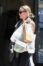 HILARY DUFF Shopping at Farmer