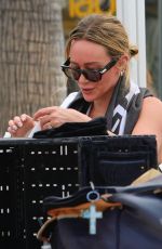 HILARY DUFF Shopping at Farmer