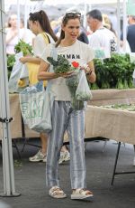 JENNIFER GARNER Out Shopping at Brentwood Farmer
