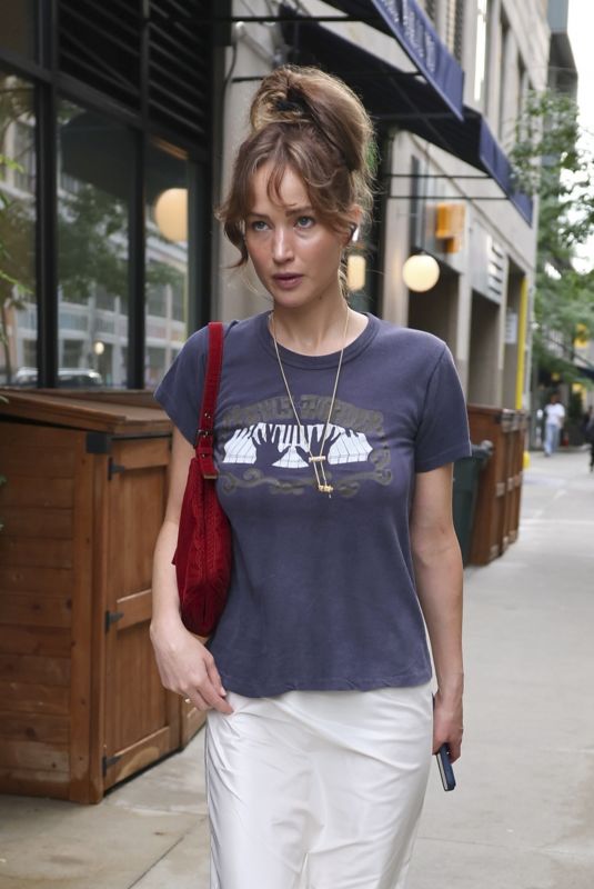 JENNIFER LAWRENCE Heading Out for Dinner in New York City 07/09/2026