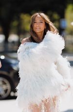 JENNIFER LOPEZ Arrives at Celia Kritharioti Show at Paris Fashion Week 07/09/2026