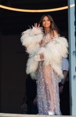 JENNIFER LOPEZ Arrives at Celia Kritharioti Show at Paris Fashion Week 07/09/2026