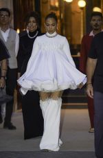 JENNIFER LOPEZ Leaves Her Hotel in Paris 07/09/2026