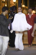 JENNIFER LOPEZ Leaves Her Hotel in Paris 07/09/2026