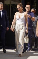 JENNIFER LOPEZ Leaves Her Hotel in Paris 07/11/2026
