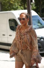 JENNIFER LOPEZ Out and About in Paris 07/11/2026