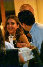 JESSICA ALBA and Danny Ramirez Out for Dinner at Pierluigi Restaurant in Rome 07/09/2026