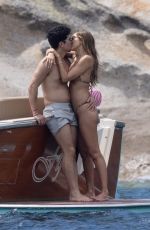 JESSICA ALBA in Bikini and Danny Ramirez on Vacation at Giglio Island 07/06/2026