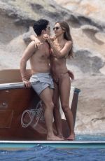 JESSICA ALBA in Bikini and Danny Ramirez on Vacation at Giglio Island 07/06/2026