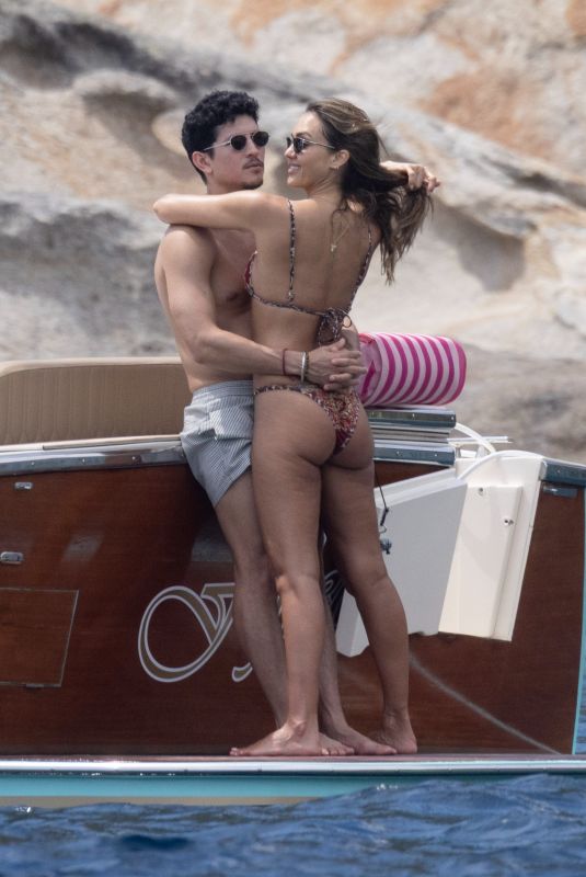 JESSICA ALBA in Bikini and Danny Ramirez on Vacation at Giglio Island 07/06/2026