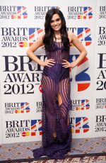 JESSIE J at Brit Awards 2012 Nominations at Savoy in London 01/12/2012