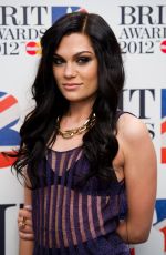 JESSIE J at Brit Awards 2012 Nominations at Savoy in London 01/12/2012