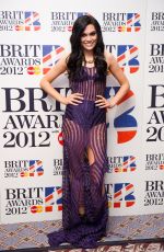 JESSIE J at Brit Awards 2012 Nominations at Savoy in London 01/12/2012