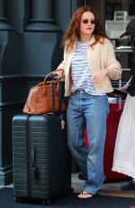 JOEY KING and MAISIE WILLIAMS Leaves Their Hotel in New York 07/26/2026